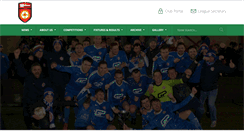Desktop Screenshot of midulsterfootballleague.co.uk